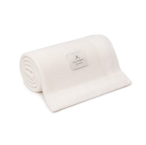Bambusowy kocyk cream 80x100 - classic