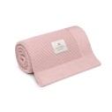 Bambusowy kocyk powder pink 80x100 - classic