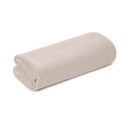 Bambusowy otulacz / lekki kocyk z jonami srebra 100x100 light beige