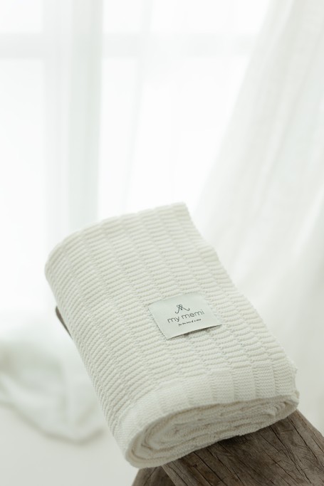Bamboo Blanket 80x100 Cream - Vini -  MY MEMI