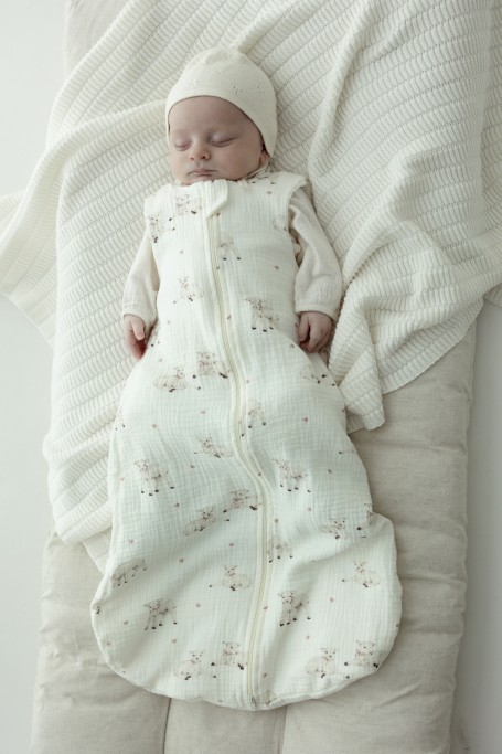 Bamboo Blanket 80x100 Cream - Vini -  MY MEMI 2