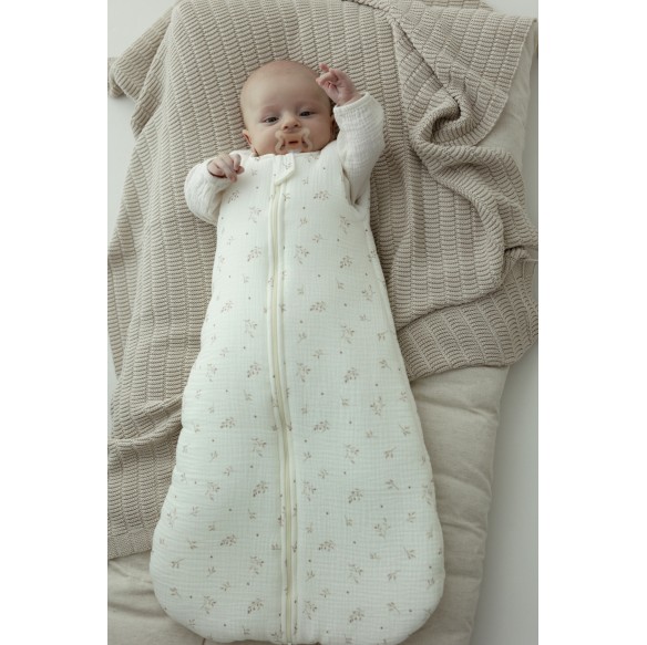 Bambusowy kocyk light beige 80x100 - Vini - MY MEMI