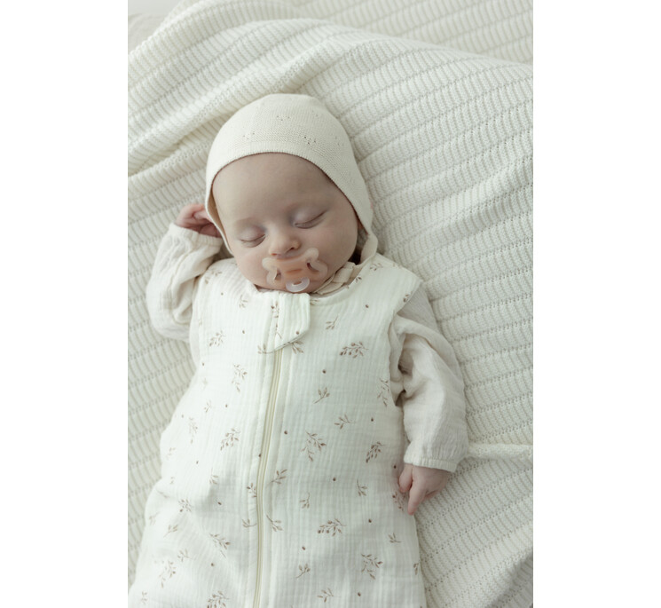 Bio Baumwolle Musselin Babyschlafsack 0 - 5 Monate 1.0 TOG - twigs - MY MEMI
