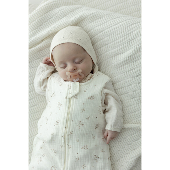 Śpiworek z organicznego muślinu 0 - 5 mies. 1.0 TOG - twigs - MY MEMI