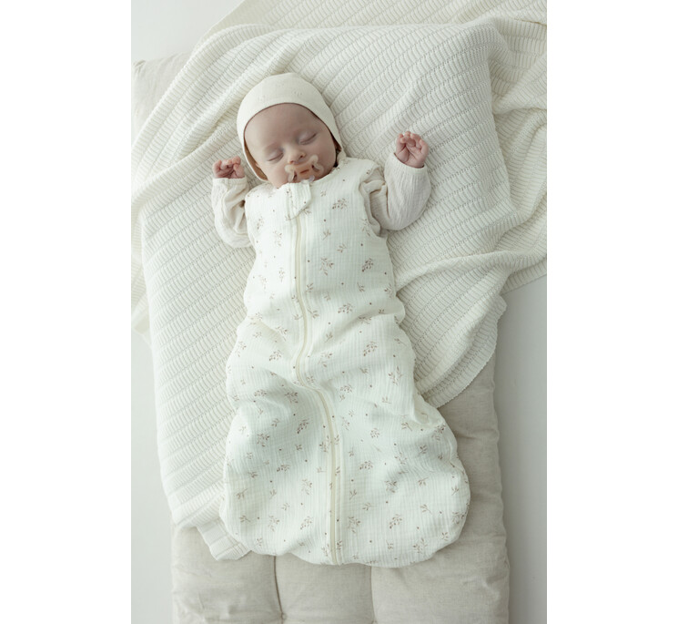 Bio Baumwolle Musselin Babyschlafsack 0 - 5 Monate 1.0 TOG - twigs - MY MEMI