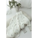 Śpiworek z organicznego muślinu z nogawkami 1 - 3 lata 1.0 TOG - alpacas - MY MEMI