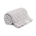100% Natural Merino Wool Blanket Grey Pearl - Premium Collection - MY MEMI