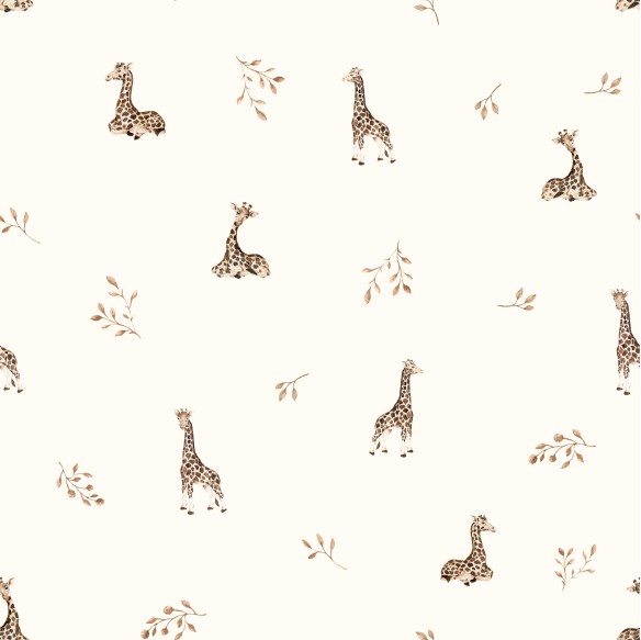 2w1 rożek/kołderka z organicznego muślinu - giraffes