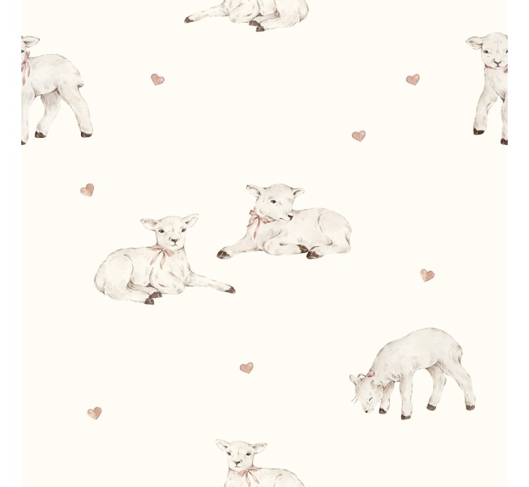 2w1 rożek/pościel z organicznego muślinu - little sheeps - MY MEMI