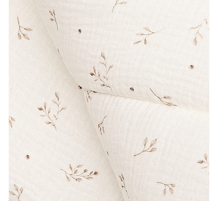 2w1 rożek/kołderka z organicznego muślinu - twigs