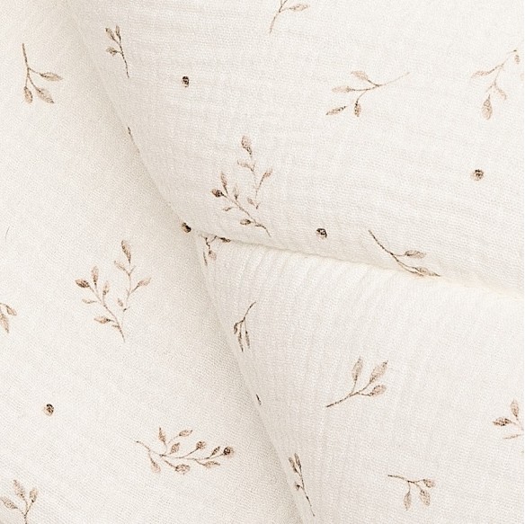 2w1 rożek/pościel z organicznego muślinu - twigs - MY MEMI