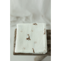 Organic cotton muslin diaper 60x65 - giraffes - MY MEMI