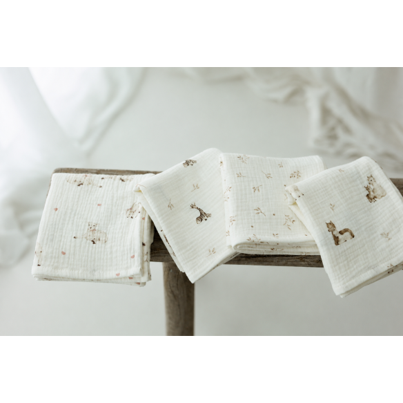 Bio Baumwolle Musselin Windel 60x65 - twigs - MY MEMI