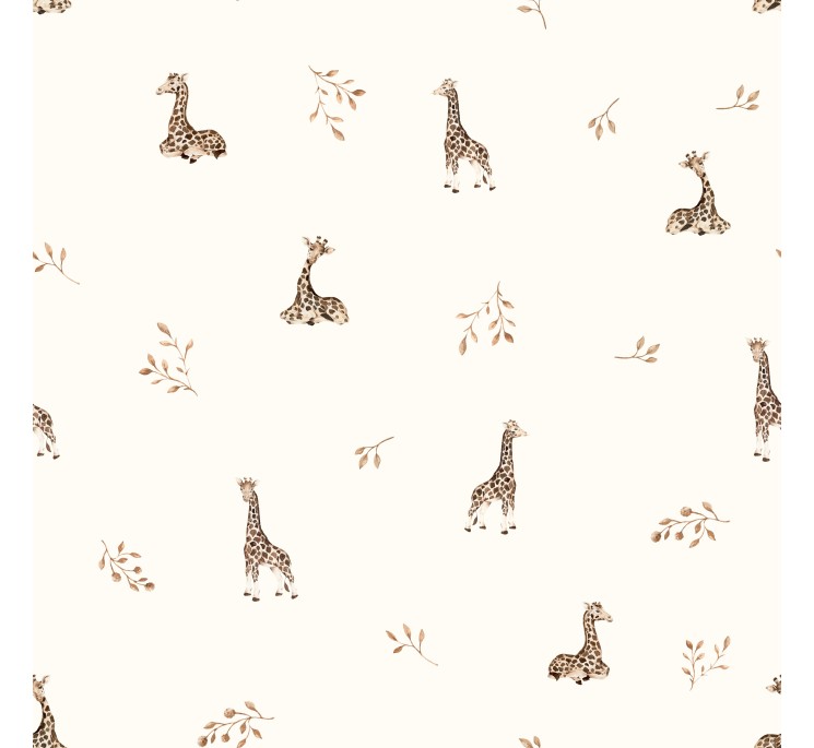 4-pak pieluszek muślinowych z bawełny organicznej 35x35 - giraffes - MY MEMI