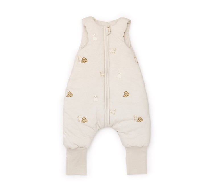 Śpiworek z bawełny organicznej z nogawkami 1 - 3 lata 2.5 TOG - cavapoo - MY MEMI