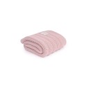 Koc ze 100% wełny merino powder pink Fjord - premium collection
