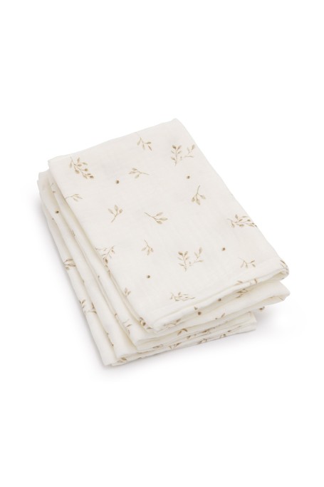 4-pak pieluszek muślinowych z bawełny organicznej 35x35 - twigs - MY MEMI