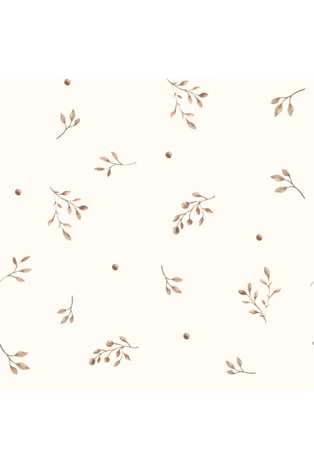 Prześcieradło z bawełny organicznej 60x120 - twigs - MY MEMI 2