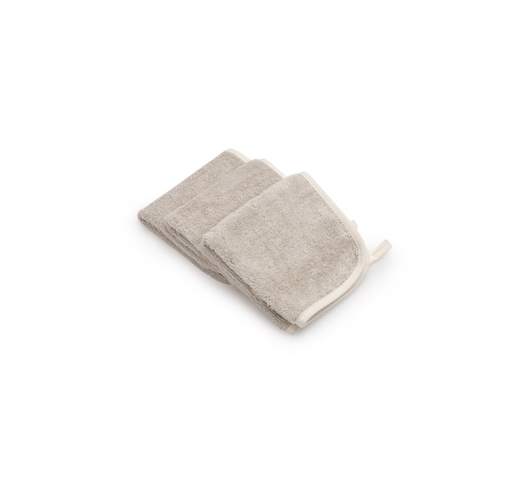 3-pak ręczniczków bambusowych do twarzy / odbijania / mycia light beige - MY MEMI