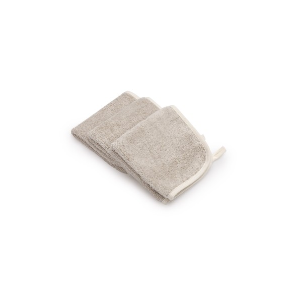 3-pak ręczniczków bambusowych do twarzy / odbijania / mycia light beige