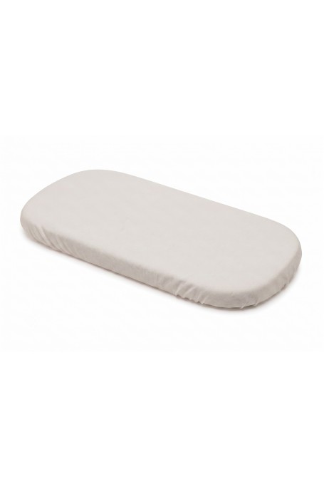 Prześcieradło do gondoli z bawełny organicznej - light beige - MY MEMI 2