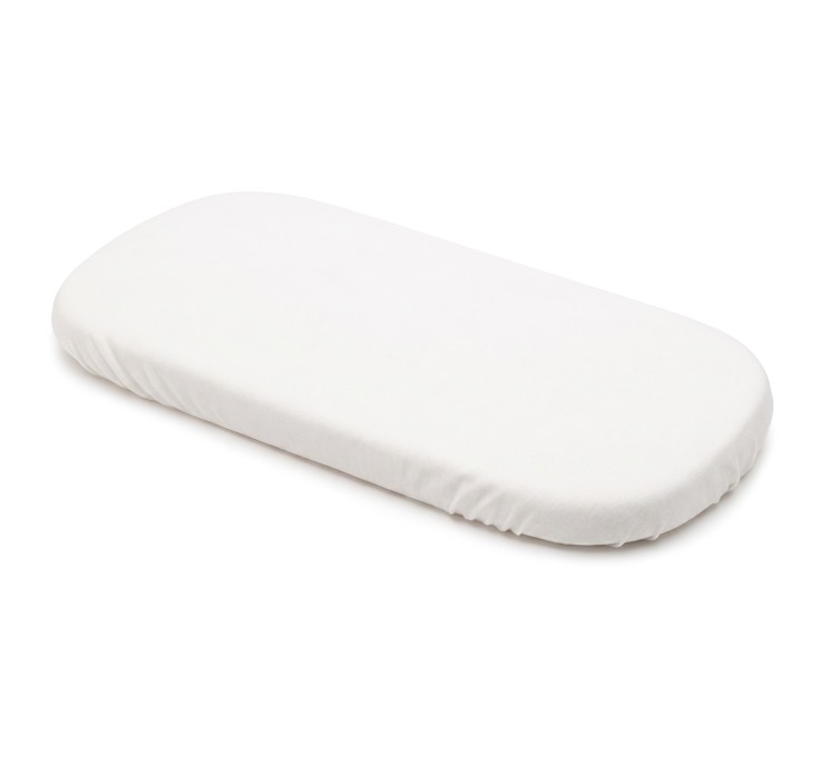 Prześcieradło z bawełny organicznej do dostawki 60x90 - cream