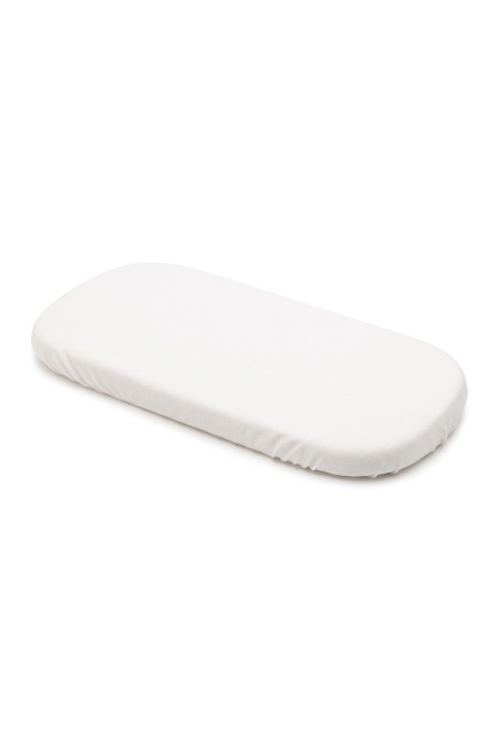 Prześcieradło do gondoli z bawełny organicznej - cream 2