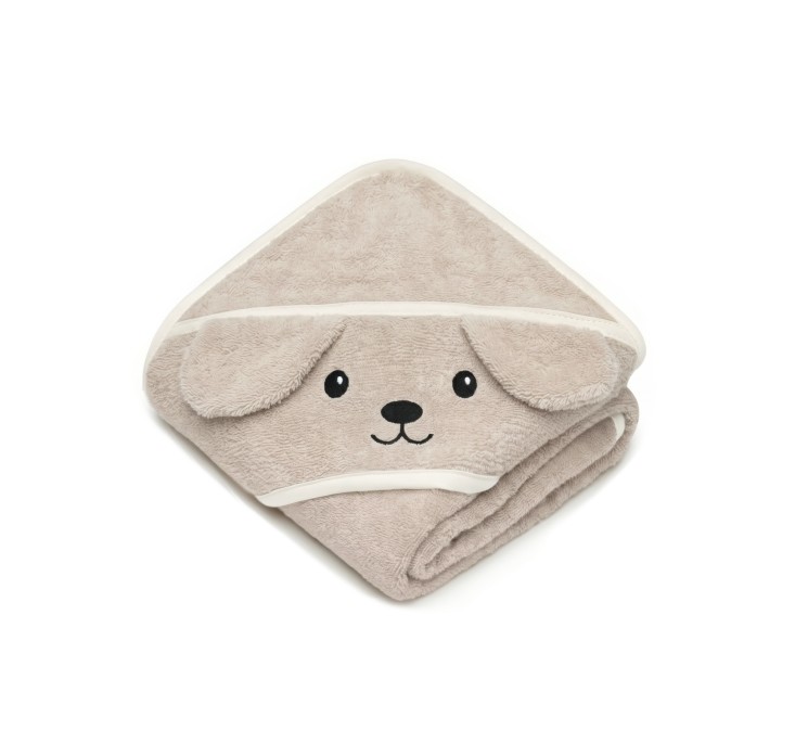 Bambusowy ręcznik light beige - puppy - MY MEMI