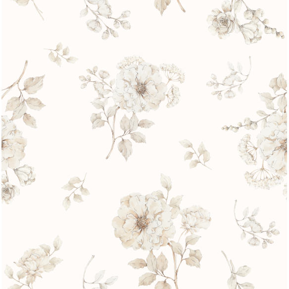 Bambusowy ręcznik- boho flowers