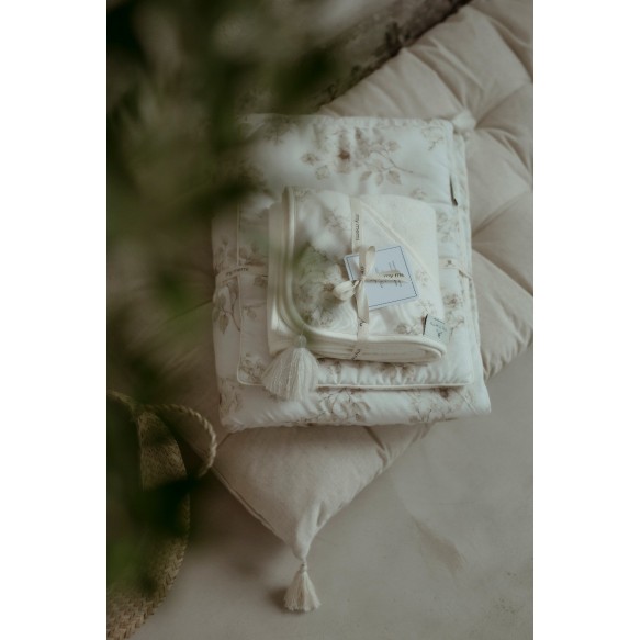 Bambusowy ręcznik- boho flowers