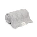 Bambusowy kocyk light grey 80x100 – fir