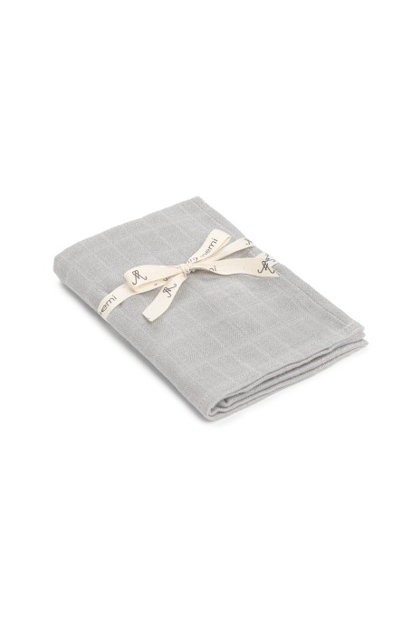 Bambusowa pieluszka muślinowa 65x65 light grey