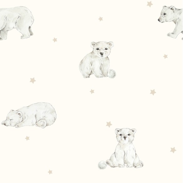 Bambusowa pościel z wypełnieniem 75x95 - little bears