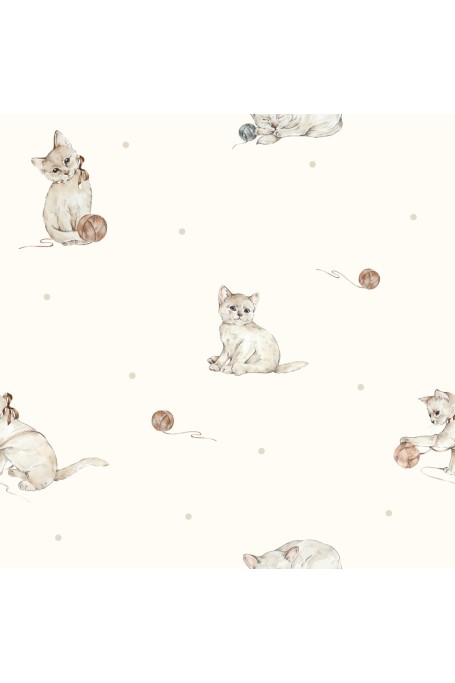 Bambusowy duży ręcznik- kittens 2