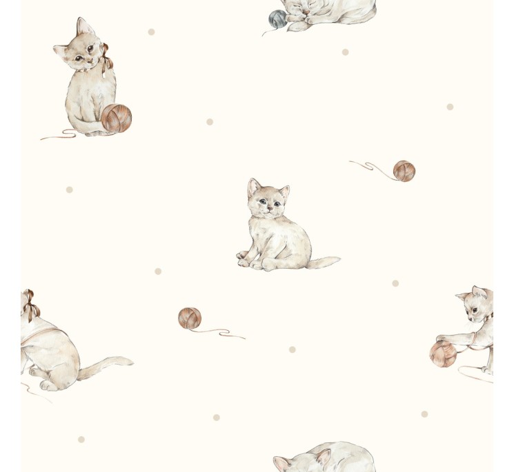 Bambusowy duży ręcznik- kittens
