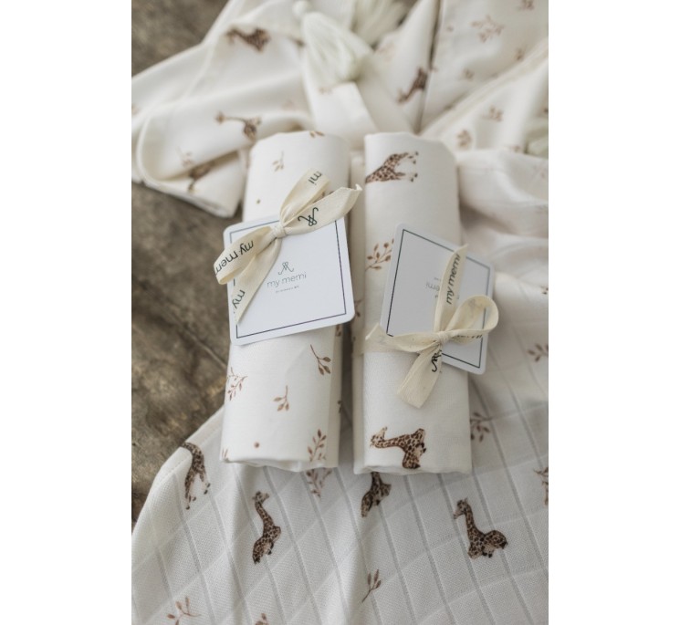 Bambusowy duży ręcznik - twigs