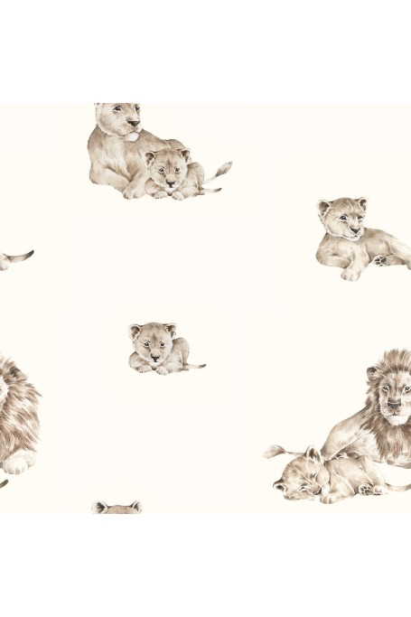 Bambusowy otulacz muślinowy 120x120 - lions 2
