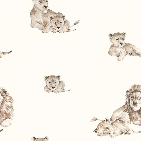 Bambusowy otulacz muślinowy 120x120 - lions