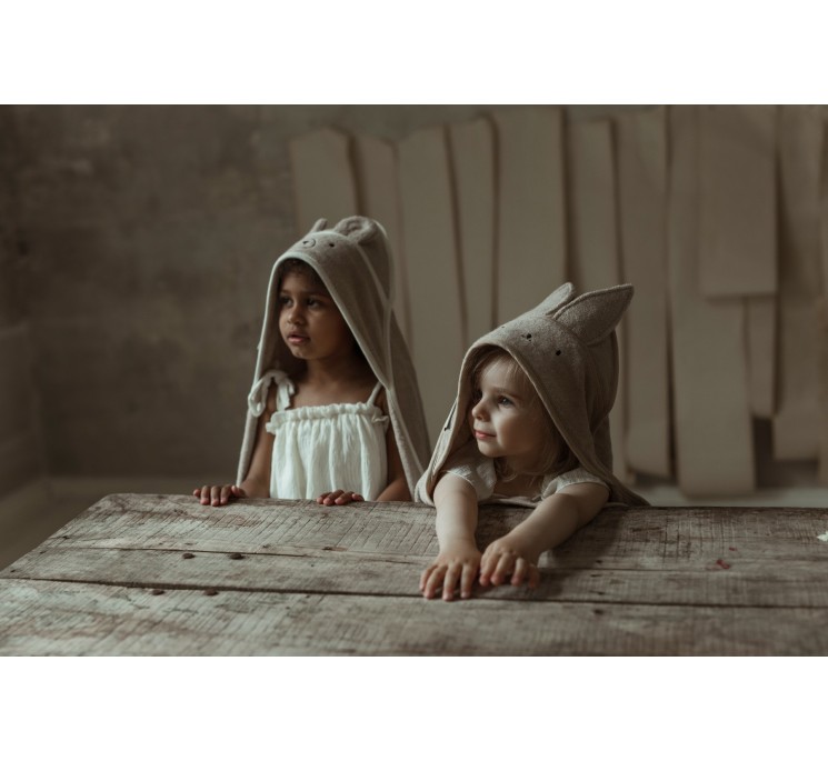Bambusowy ręcznik beige - rabbit OUTLET