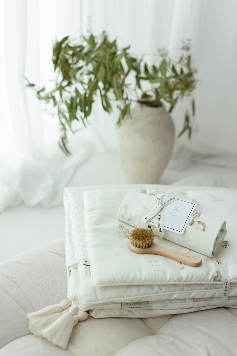 Bambusowe prześcieradło do gondoli - alpacas