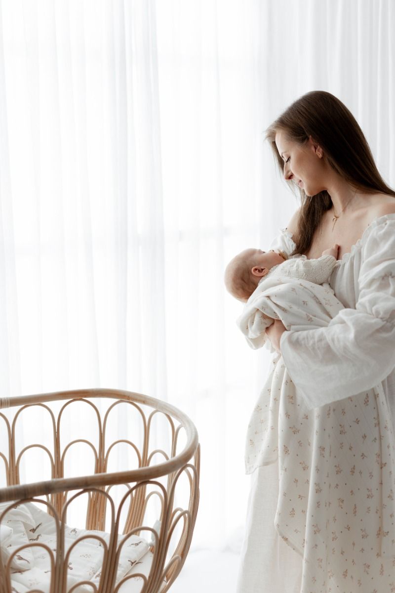 Bambusowy otulacz muślinowy 120x120 - twigs - MY MEMI