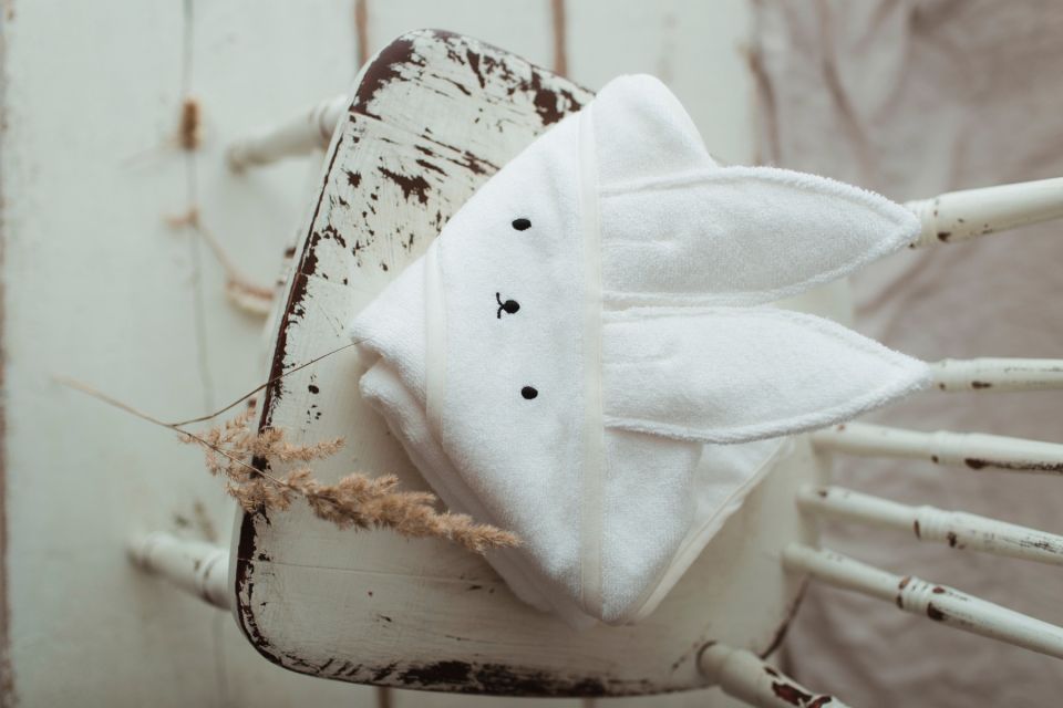 Bambusowy ręcznik cream (śmietankowy) - rabbit MY MEMI OUTLET