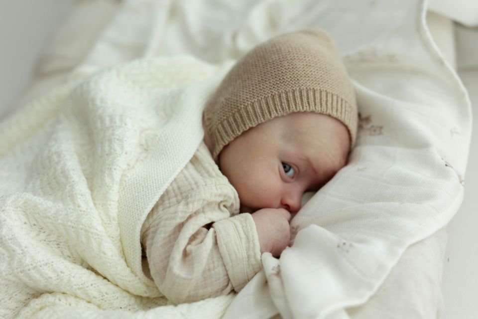 Bambusowa pieluszka muślinowa 65x65 - alpacas OUTLET