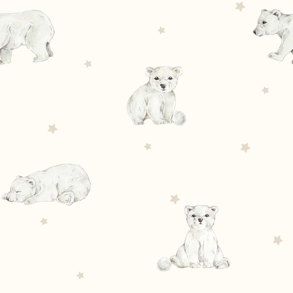 Bambusowa pościel z wypełnieniem 75x95 - little bears OUTLET - MY MEMI