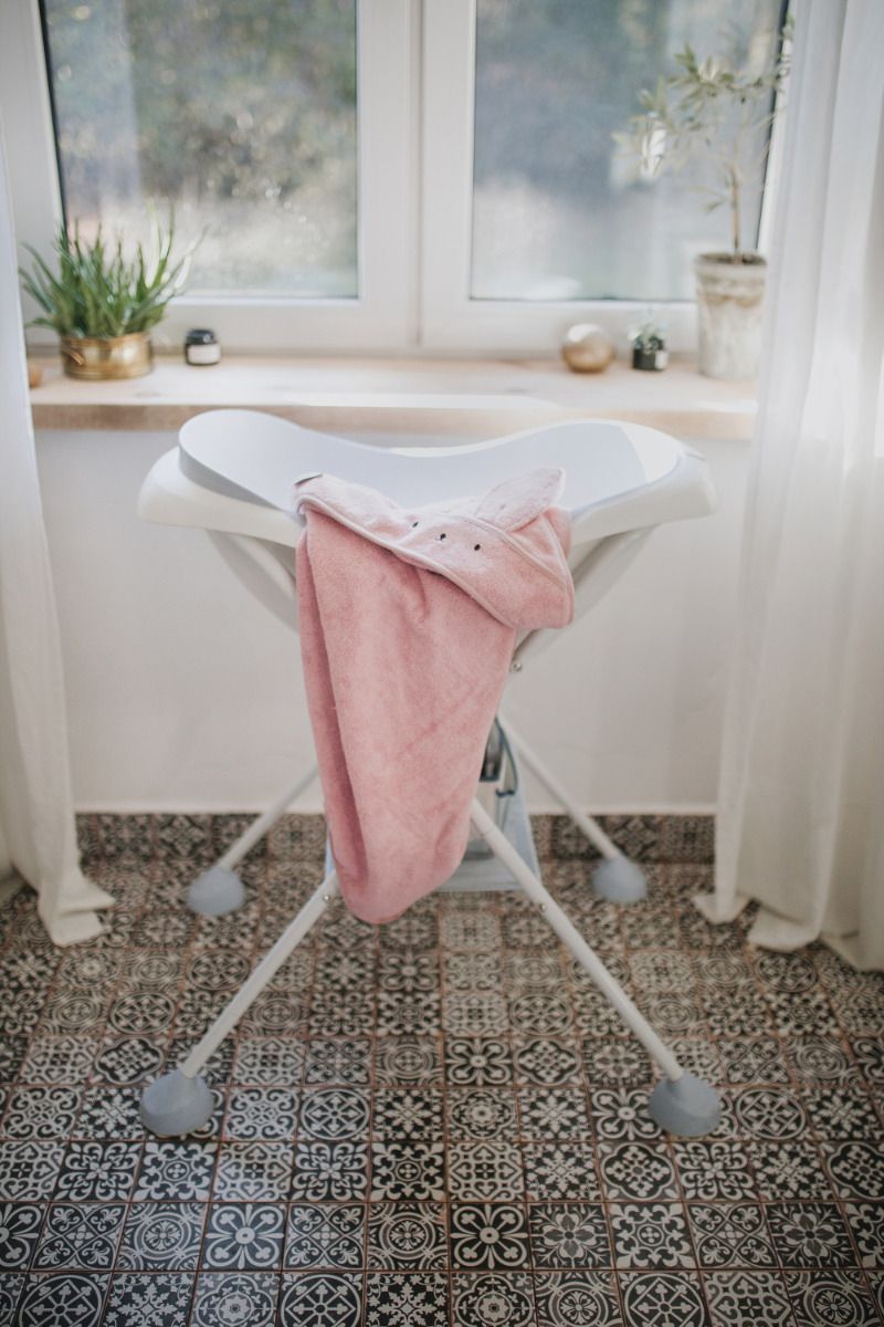 Bambusowy ręcznik powder pink (jasny róż) - rabbit MY MEMI OUTLET