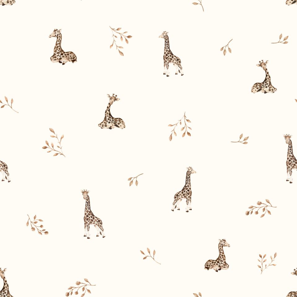 Śpiworek z organicznego muślinu 5 - 18 mies. 1.0 TOG - giraffes OUTLET