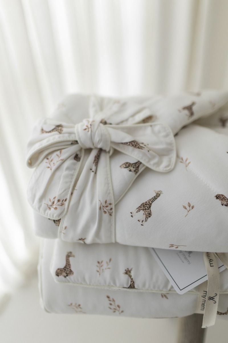 Bambusowy ręcznik- giraffes OUTLET - MY MEMI