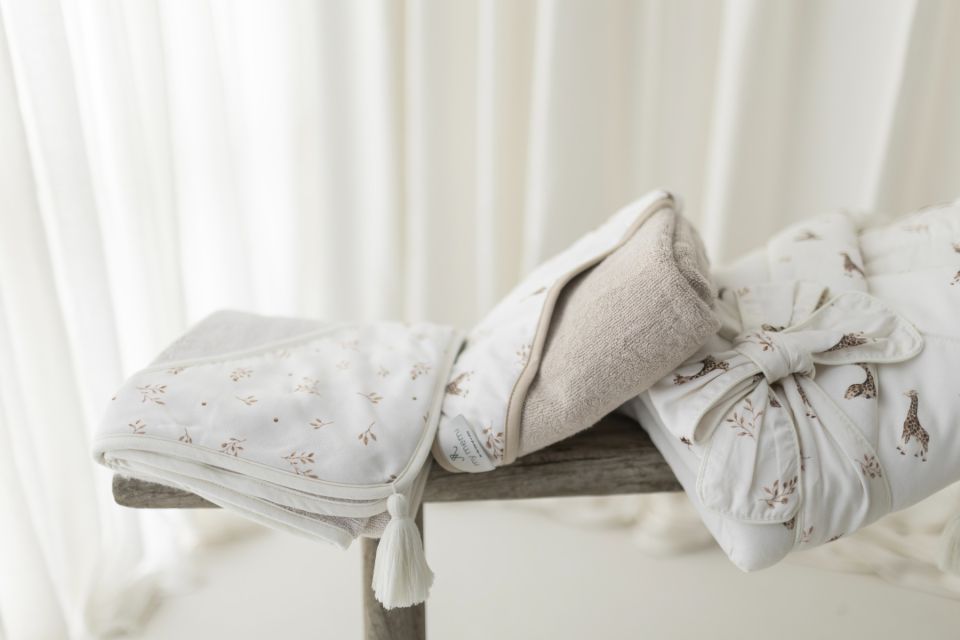 Bambusowy ręcznik- giraffes OUTLET - MY MEMI