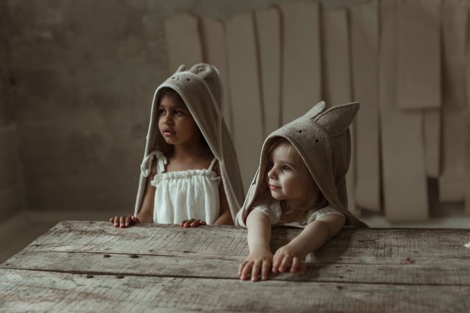 Bambusowy ręcznik cream (śmietankowy) - rabbit MY MEMI OUTLET