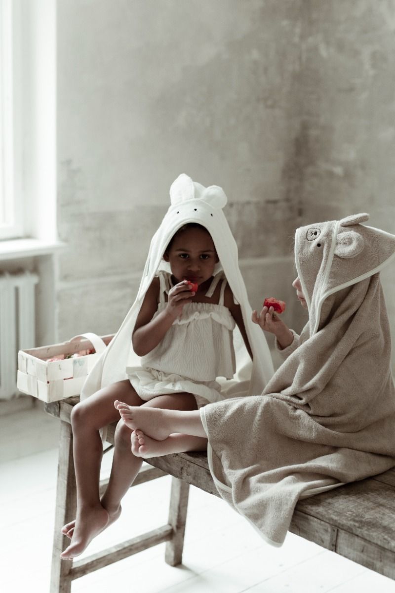 Bambusowy ręcznik beige (beżowy) - bear MY MEMI OUTLET